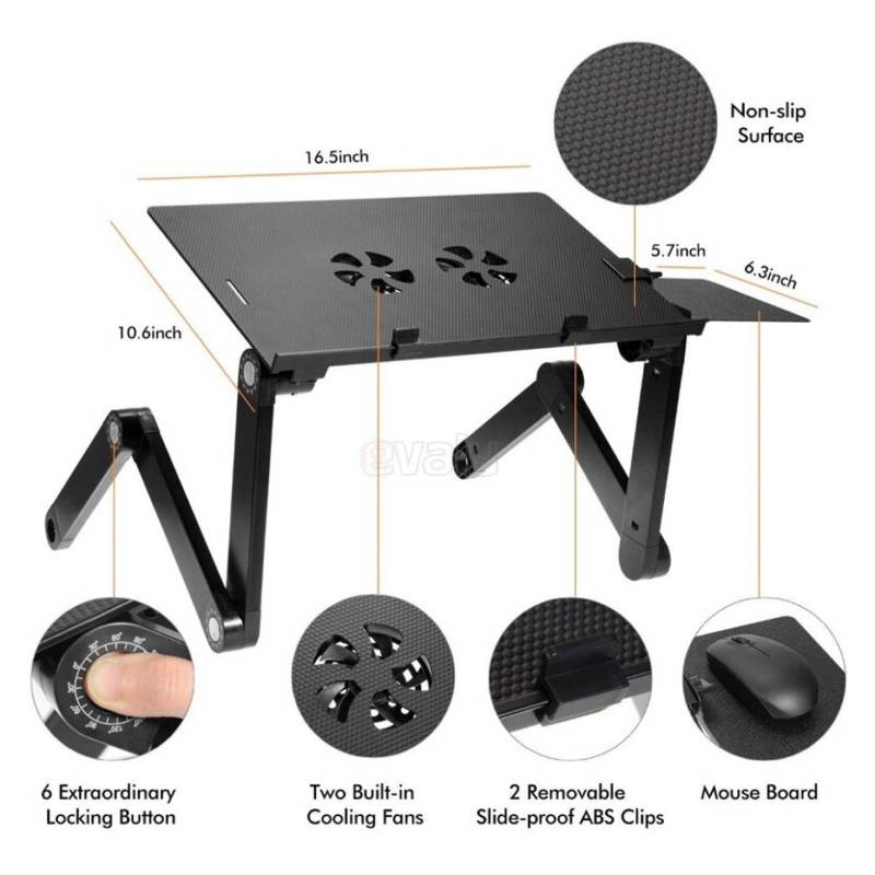 ®Laptop stand - Soporte portátil con ventilador